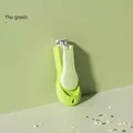 Baby safety nail clippers in pastel green with ergonomic plastic grip and metal blades - Single Nail Clipper - Green