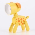 Mini yellow giraffe LED desk lamp with adjustable magnetic neck and flexible limbs - Spotted Dog (LD18B) / Yellow