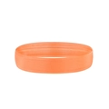 Bright orange sports headband with premium nonslip fabric texture for running - Orange Red