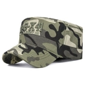 Gorra militar de camuflaje con bordado 3D U.S. ARMY y visera con costuras reforzadas - Ajustable / Camuflaje