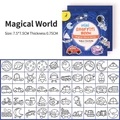 Mini Magic World coloring book 7.5x7.5cm with 50 unique cartoon graffiti patterns - Magic World