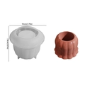 Christmas bell candle jar silicone mold with pumpkin shape and 3.7-inch diameter - Bell Jar - Base