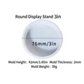 76mm diameter small round silicone resin mold for DIY table legs and stool projects - Round Table Mold 3in
