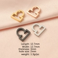 Detalle de cuentas zodiacales de 12,7mm en oro, oro rosa, negro y plata para joyería artesanal - Libra / Dorado