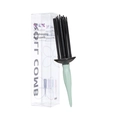 Size #44 professional hair roll comb with aluminum barrel and light green handle - Green (Gen 2)
