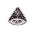Spilla Apollo 1969 commemorativa dello sbarco sulla luna con modulo lunare nero - W8291