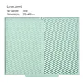 Tappetino scolapiatti grande in silicone verde 505x405mm con scanalature antiscivolo - Grande / Verde
