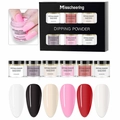 Misscheering dipping powder nail set with six 10ml bottles in classic colors - 6-Color DP Dipping Powder Set 01