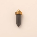 Grey Gemstone Pendant