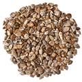 Irregular earthy brown natural stone chips with pre-drilled holes for DIY jewelry - Jasper