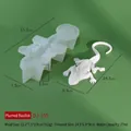 Molde de silicona lagarto basilisco con texturas reales para resina epoxi y yeso - Basilisco de doble cresta DJ-155