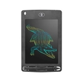 8.5 inch black LCD writing tablet for kids featuring colorful crocodile drawing and stylus - Black / 6.5 Inch