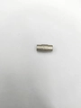 Macro view of matte silver magnetic jewelry clasp with a cylindrical three-stage structure - 5mm