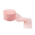 Single roll of light pink crepe paper for party decorations and DIY crafts - Peach