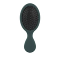 Deep green paddle hair brush with black bristles and massage ball tips for children - Elastic Paint Ink Green (Soft Pin)