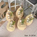 5-piece set of Christmas animal ornaments 8-10cm featuring bears and hedgehogs for trees - Set 21 (5Pcs Polar Bear/Hedgehog Pendants)