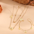 Set Gioielli con Fiocco Dorato (E517-E519)