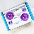 2 Pieces Set Glitter Purple