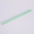 Reusable light green Tritan plastic straw with 1cm large hole for candy color cups - 1*20cm / Green