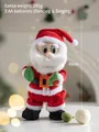 Animated 40cm electric dancing Santa Claus plush toy with musical function and red suit - Dancing Santa C / 40cm/285g