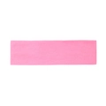 Breathable pink yoga headband made of elastic cotton fabric for sports fitness - Lotus Pink