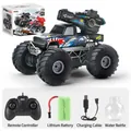 Monster truck RC azul con función de chorro de agua y control remoto 2.4G completo - SL056 Negro Azul Pickup Estilo Disparo de Agua