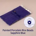 Royal blue 2mm glass seed beads for DIY jewelry with 0.8mm hole in retail bag - Royal Blue 2mm