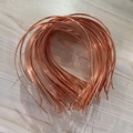 Rose gold plated metal headband bases for DIY hair accessories and crafting materials - Rose Gold