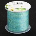 Cordon en coton tressé 2x1mm avec texture spirale bleu et jaune sur bobine pro - 17# Spirale Bleu Jaune