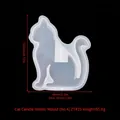 Cat shaped silicone candle holder mold with dimensions 120mm by 96mm for DIY resin crafts - Cat Candlestick Mold 4-ZT#25