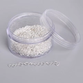 Silver metal extension chain for DIY earrings and jewelry making in a round plastic box - 4x70mm Silver Extension Chains 100pcs