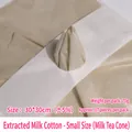 Waterproof milk cotton flower lining paper in milk tea brown, 30x30cm size for wrapping - Extracted Milk Cotton - Small / Milk Tea Brown