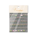 Japanische Relief-Nagelaufkleber mit Tulpen und Herzen in zarten Farben, Modell TO-2750 - Impression Tulpe (to2750)