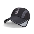 Outdoor sun protection baseball cap with retractable wide brim and breathable mesh - Retractable Brim / Dusk Black