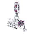 Osc0002 - Graduation Cap And Flower Pendant