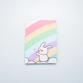 Mini cute cartoon bunny notepad for students with creative colorful rainbow design - Rainbow Rabbit (SR2008-33)