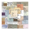 Macro-detail van vintage stickers met citaten met verouderde papiertextuur en typografie - Vintage Citaten - Super Nieuw 2 (UU152)