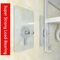 Transparent adhesive wall screw hook for punch-free mounting on ceramic tile surfaces - Adhesive Screw Sticker 8mm Bolt