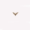 Dettaglio del ciondolo a pipistrello gotico in bronzo con smalto per gioielli fai-da-te - 2# Pipistrello in Smalto Nero