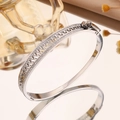 【207】silver Zipper Bracelet