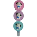 Stackable pastel bear highlighters featuring pink, purple, and blue dog characters - Bulk Packaging / New Dog Item