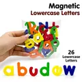 26 kleurrijke magnetische kleine letters voor kinderen educatief speelgoed set - 26 stuks Kleine Letters (Dun) Verpakt/Kleurrijk