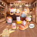 Cartoon dog blind box toy in bread shop theme with rotatable wheels and cute design - 80235 Bakery Suite 6 / Full Set