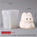 DIY rabbit silicone mold for mousse and pudding with dimensions 92x96x95mm - Cute Dog Pudding Mold ND-03