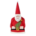 Festive Santa Claus chair back cover in red felt for Christmas home dining room decoration - Santa Claus