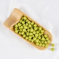 Realistic artificial green peas model in a wooden bowl for kitchen decoration - Green Peas (500g)