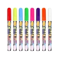 Set di 8 pennarelli a gesso liquido da 0,7 mm per lavagne LED e superfici in vetro - Set da 8 Colori
