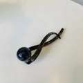 Eleganter schwarzer Haarclip mit Perlenverzierung für Vintage-Hochsteckfrisuren - Transparente Schwarze Kugel - Schwarzer Twist-Clip