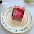 Pink high elasticity hair band set in marble gift box for girls hairstyling - Pink Gradient 5 Pcs Set