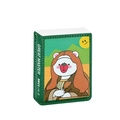 Grüner Leder-Handykartenhalter mit Mona-Lisa-Bärendruck und Präzisionsnähten - Mona Lisa Bär